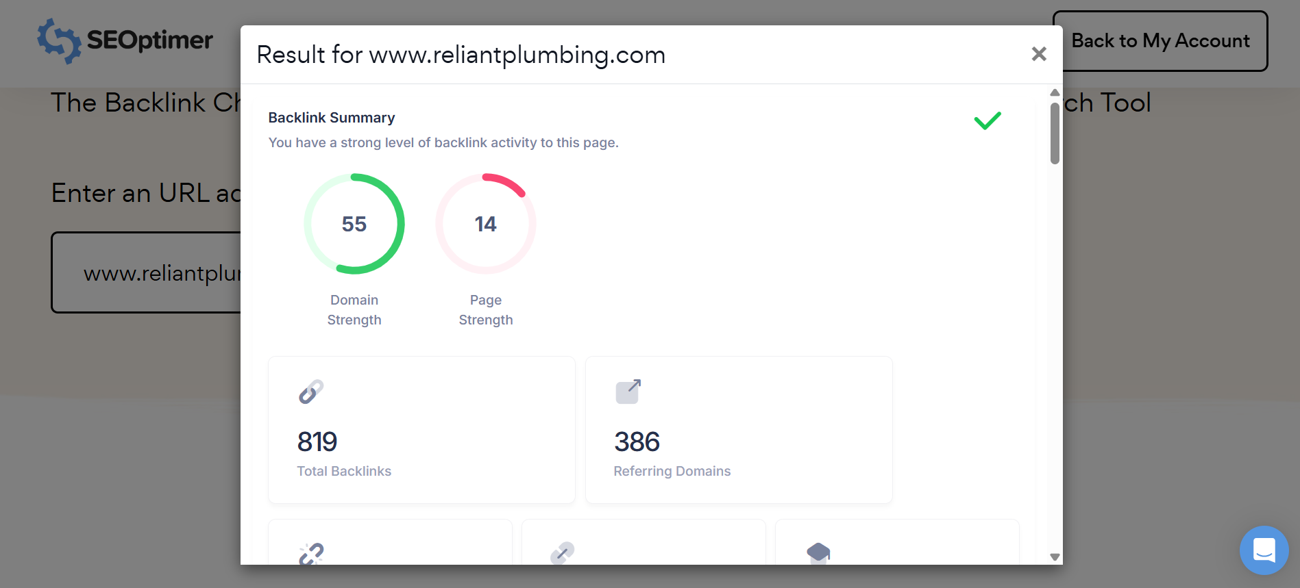 gratis backlink onderzoekstool